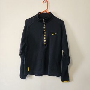 Nike Black Hoodie with Yellow Detail